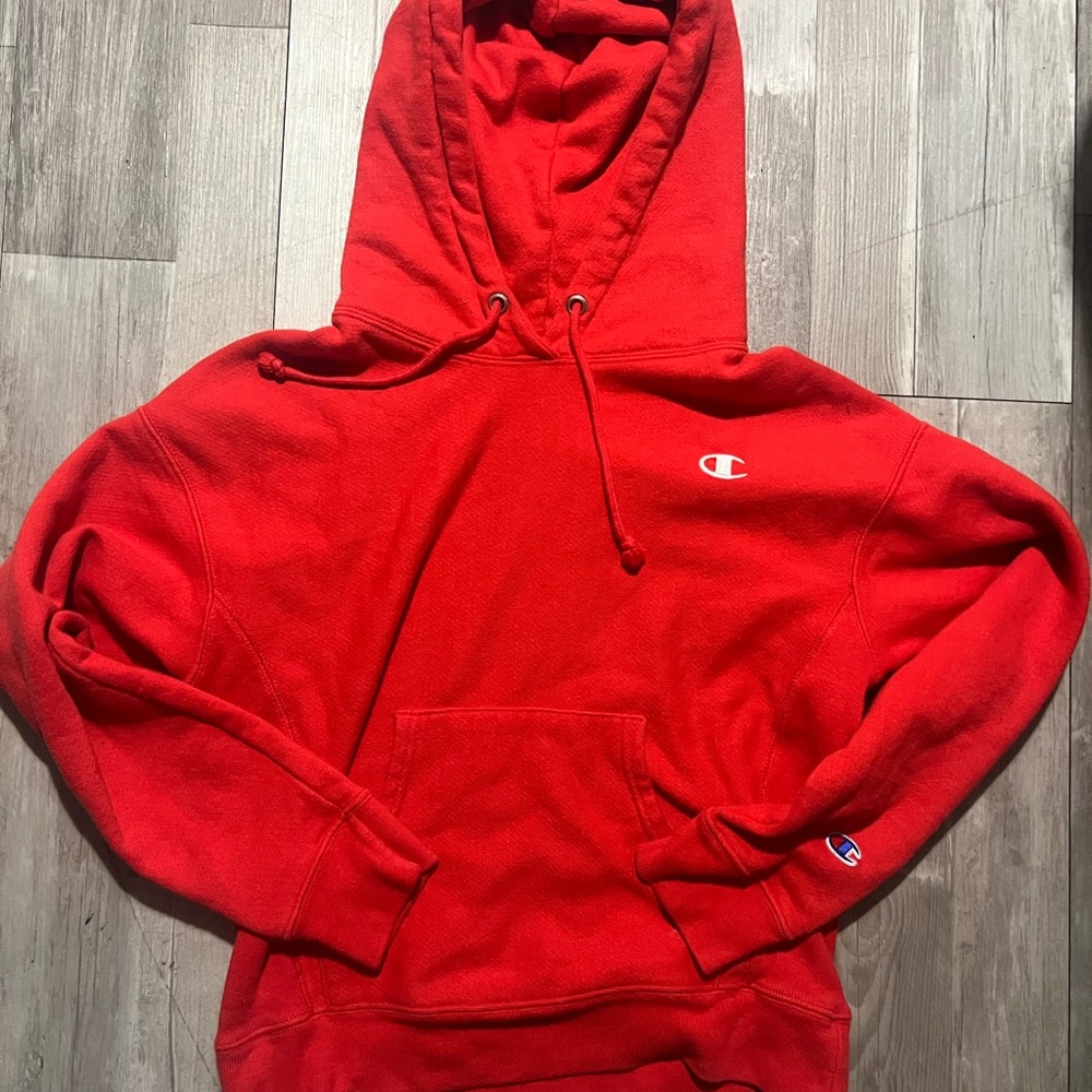 Champion Vibrant Red Pullover Hoodie